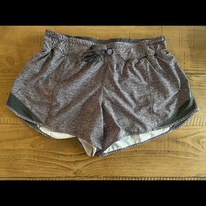 Heather grey Lululemon running shorts